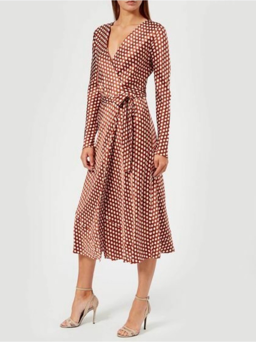 Previously-worn Diane Von Fürstenberg silk wrap dress, Size 10 (great condition)